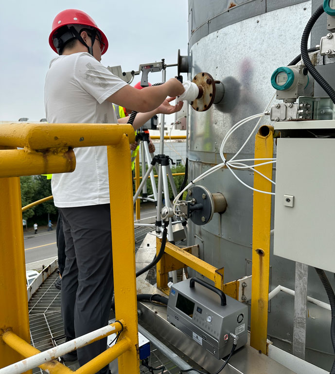 PB-150便攜式氣相色譜儀現(xiàn)場測試